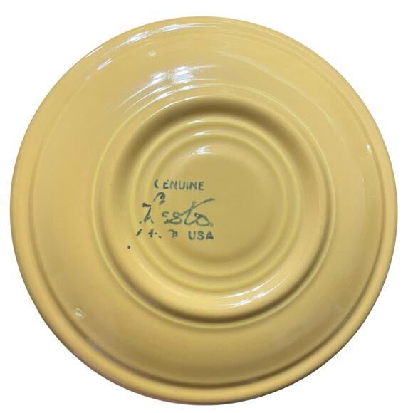 Yellow Fiesta Saucer - Picture 2 of 2